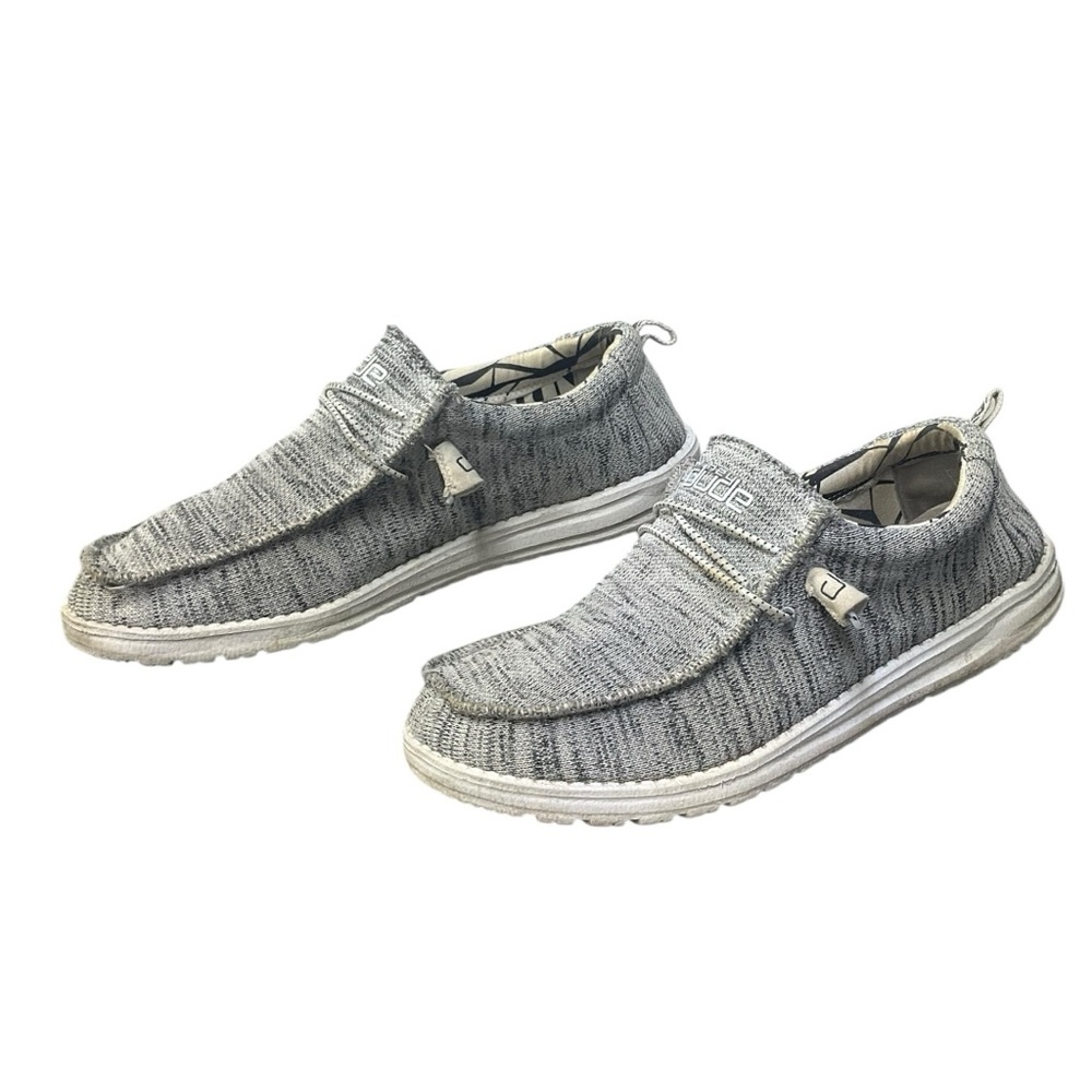 👟 Hey Dude Wally Sox Light Gray Men’s Shoes 🧢 Size 11 | Lightweight Comfort